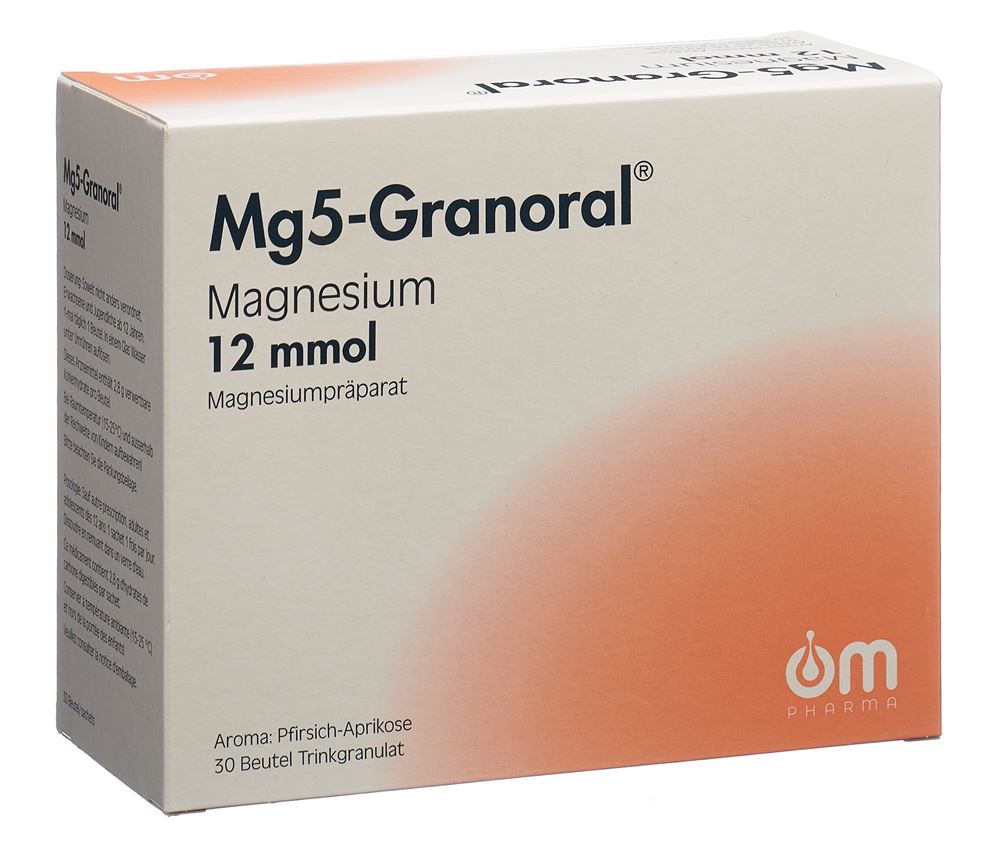 MG5-GRANORAL Gran 12 mmol Pfirsich-Aprikose Btl 30 Stk, Hauptbild