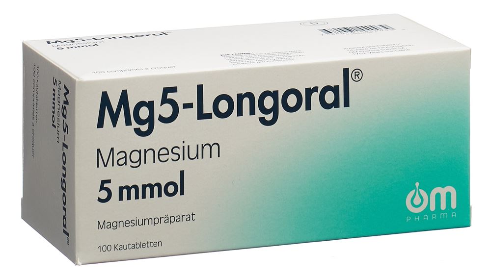 MG5-LONGORAL cpr croquer 5 mmol blist 100 pce, image principale