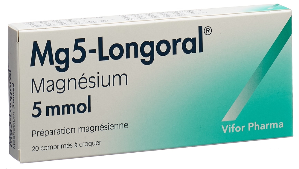 MG5-LONGORAL cpr croquer 5 mmol blist 20 pce, image 2 sur 2