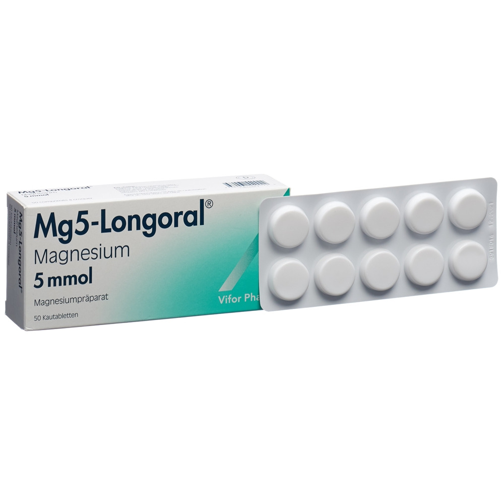 MG5-LONGORAL cpr croquer 5 mmol blist 50 pce, image principale