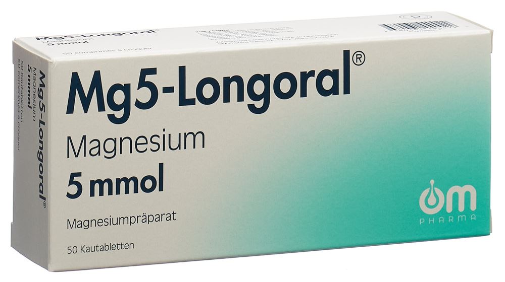 MG5-LONGORAL cpr croquer 5 mmol blist 50 pce