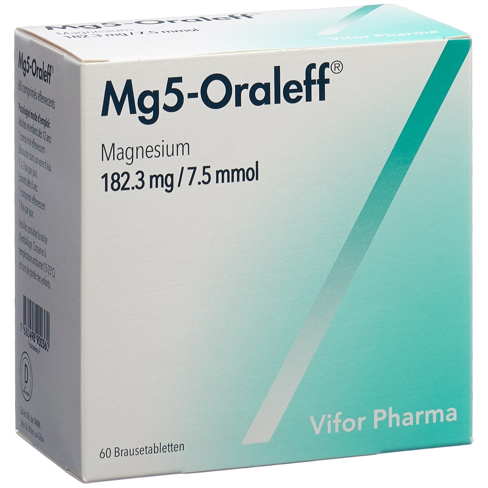 MG5-ORALEFF cpr eff 7.5 mmol bte 60 pce, image 2 sur 5