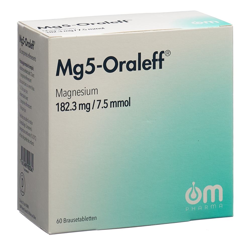 MG5-ORALEFF cpr eff 7.5 mmol bte 60 pce, image principale