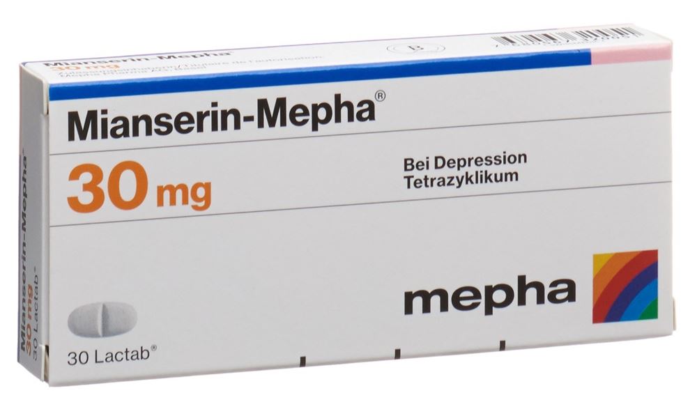 MIANSERINE Mepha 30 mg, image principale