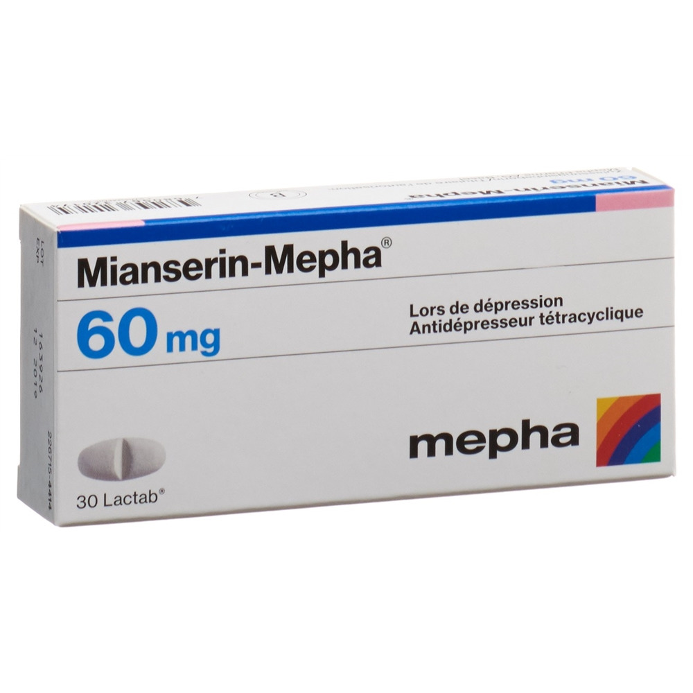 MIANSERINE Mepha 60 mg, image 2 sur 2