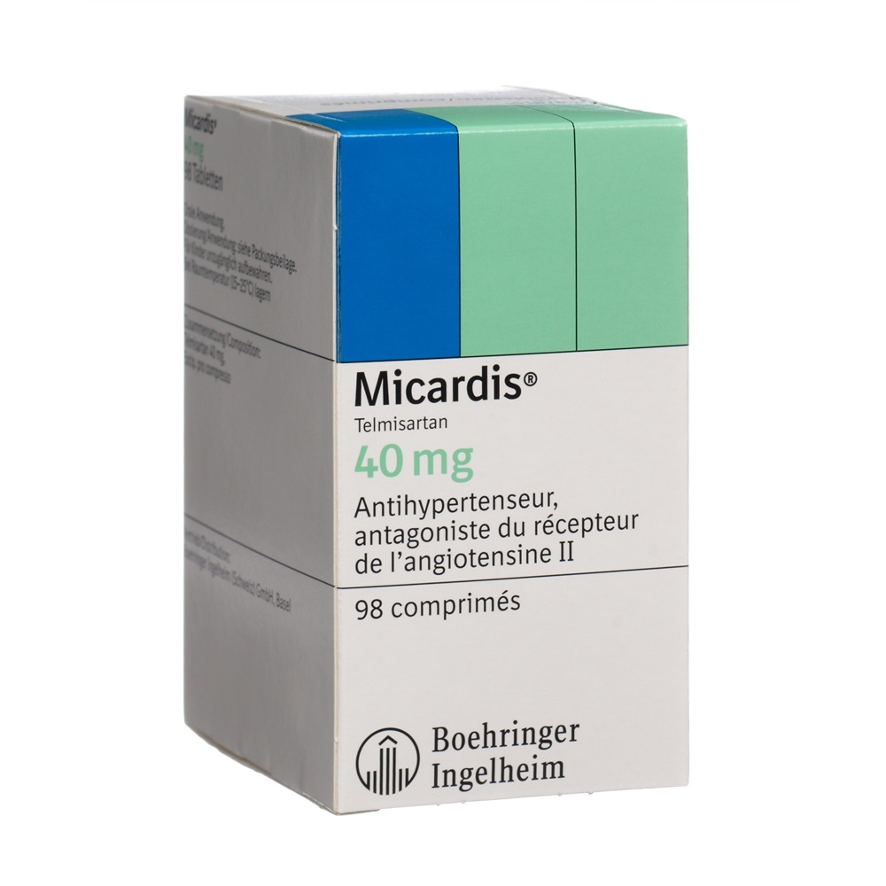 MICARDIS cpr 40 mg blist 98 pce, image 2 sur 2