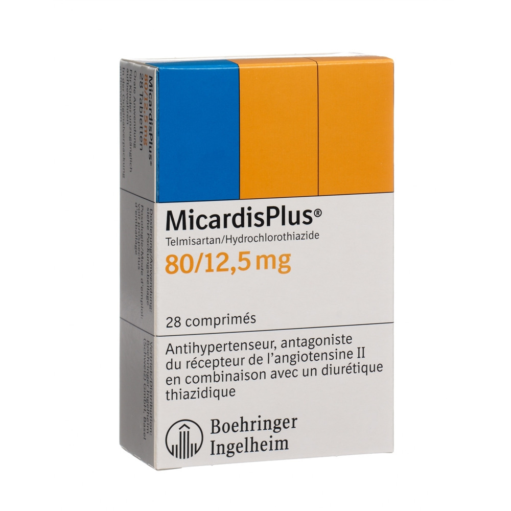 MICARDIS cpr 80/12.5 mg blist 28 pce, image 2 sur 2