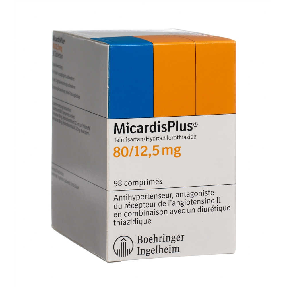 MICARDIS cpr 80/12.5 mg blist 98 pce, image 2 sur 2