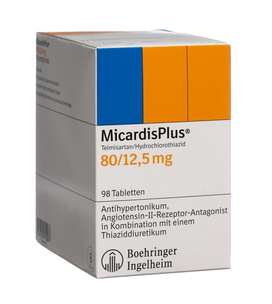 MICARDIS cpr 80/12.5 mg blist 98 pce, image principale