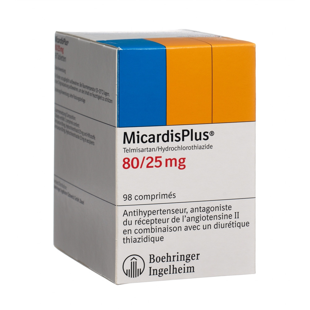 MICARDIS cpr 80/25 mg blist 98 pce, image 2 sur 2