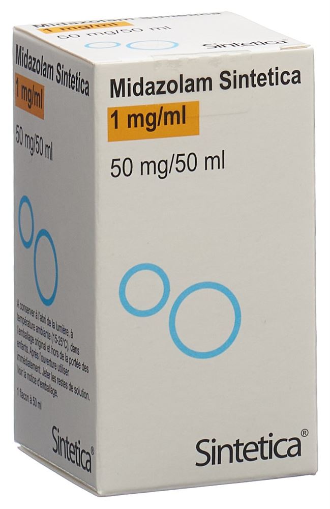 MIDAZOLAM Sintetica 50 MG/50ML, Hauptbild