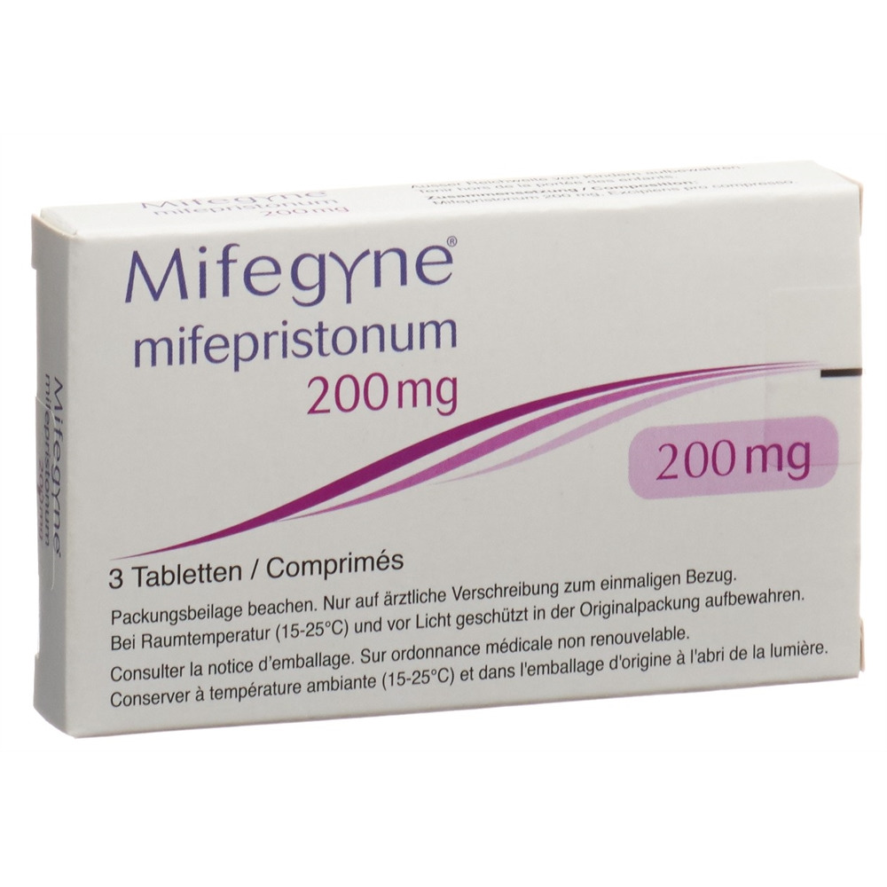 Mifegyne cpr 200 mg blist 3 pce, image principale