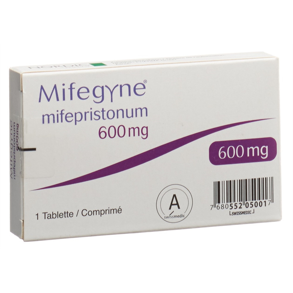 Mifegyne cpr 600 mg blist 1 pce, image 2 sur 2