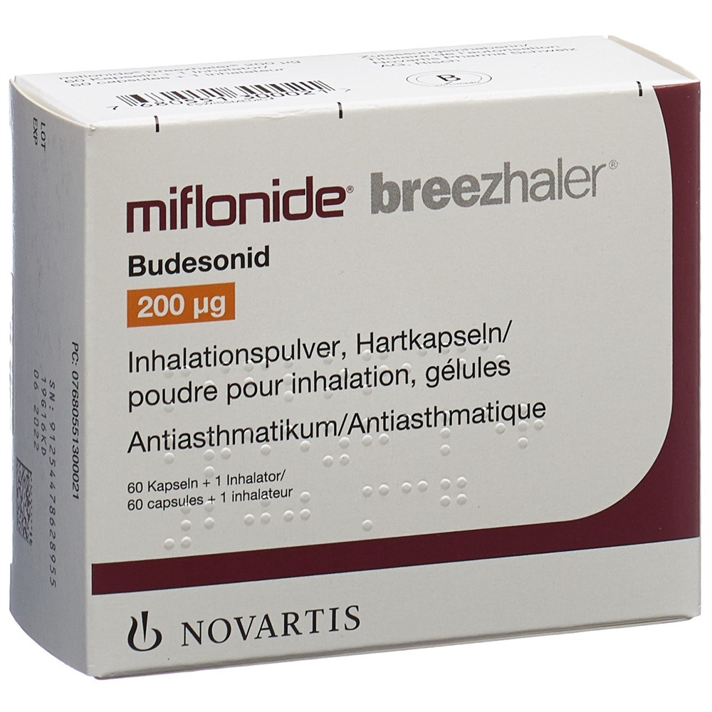 MIFLONIDE Breezhaler 200 mcg, image principale