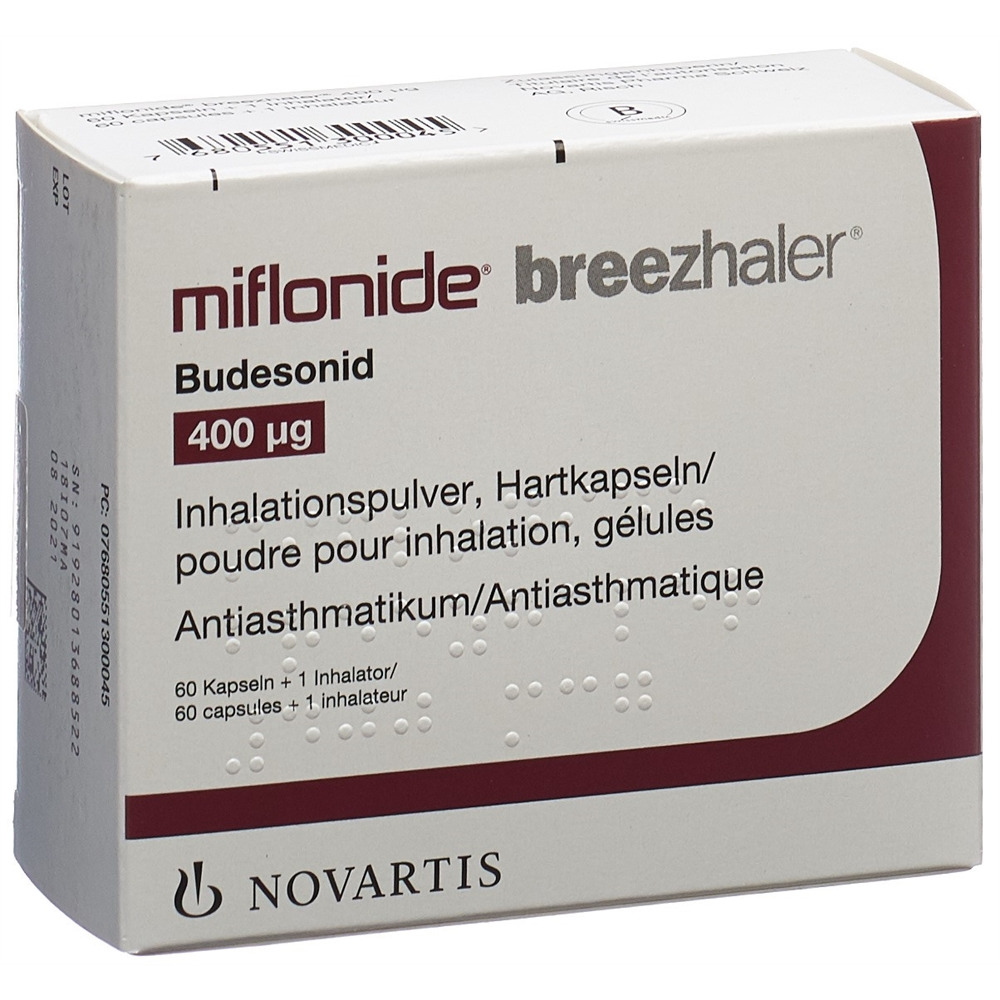 MIFLONIDE Breezhaler 400 mcg, image principale