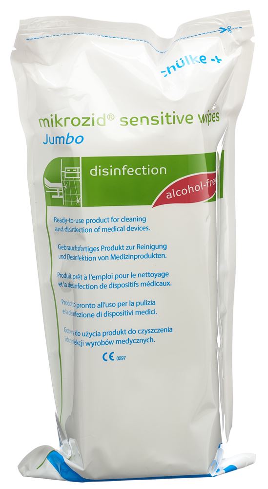 MIKROZID Sensitive wipes Jumbo, Hauptbild