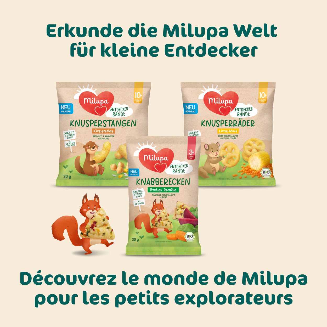 MILUPA bio triangles croustillants, image 5 sur 6