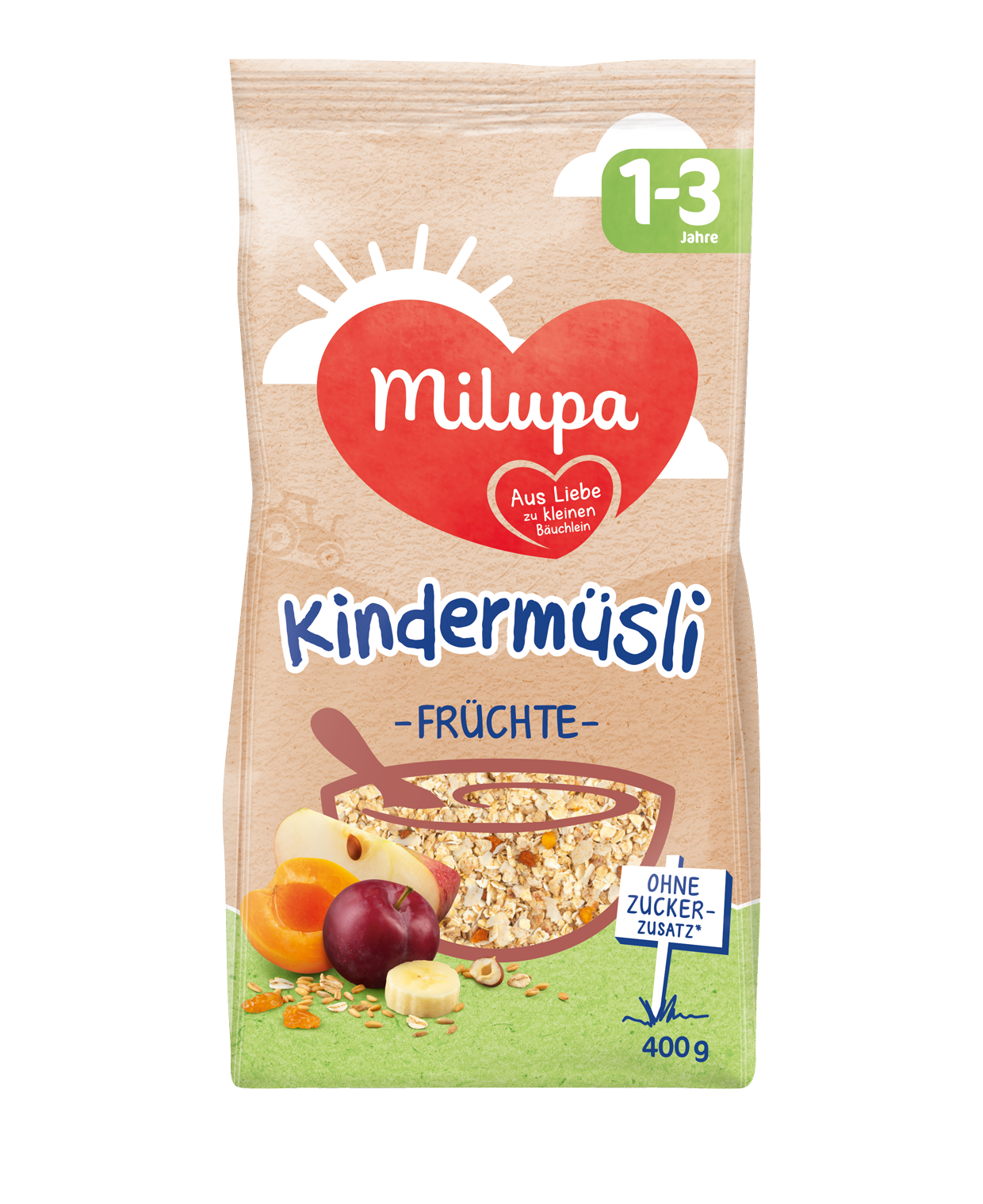 MILUPA Kindermüsli feine Früchte, Hauptbild