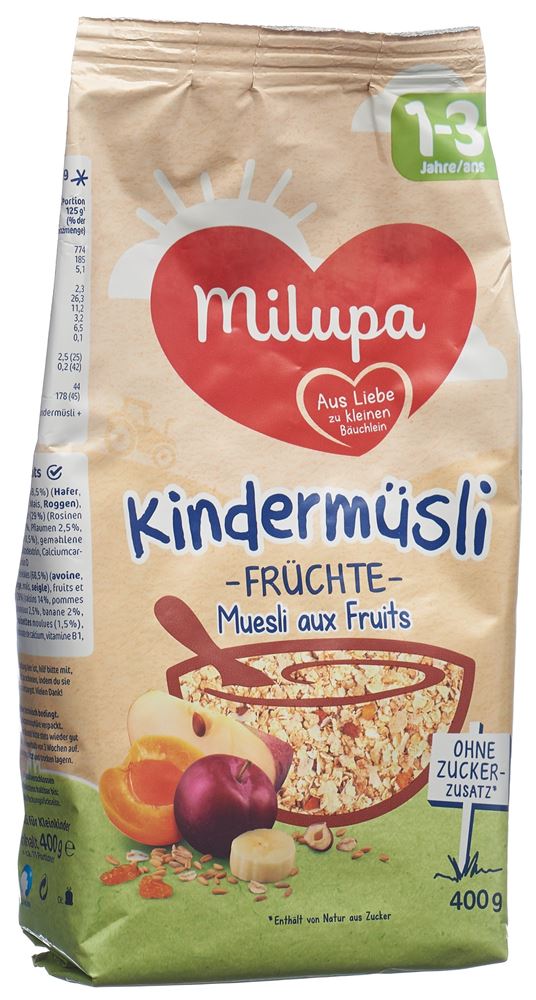 MILUPA Kindermüsli feine Früchte