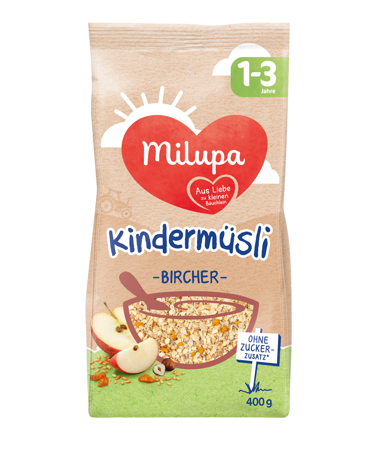 MILUPA Kindermüsli zartes Bircher, Hauptbild