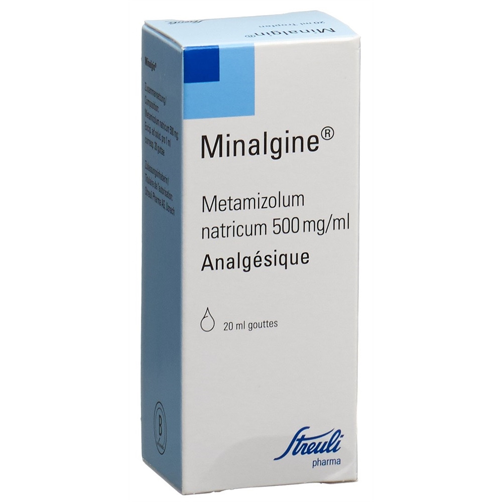 MINALGINE gouttes 0.5 g/ml fl 20 ml, image 2 sur 2