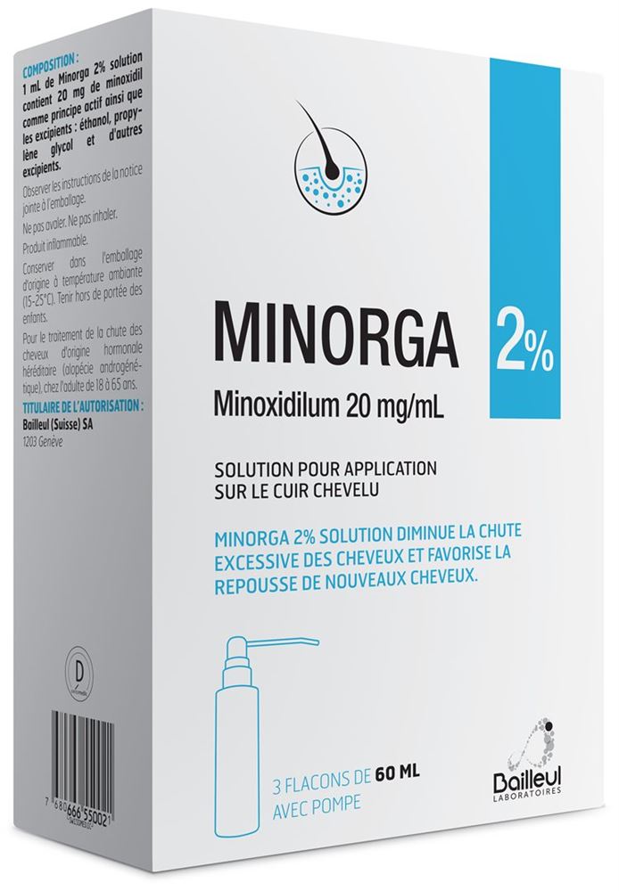 MINORGA sol 2 % fl 60 ml