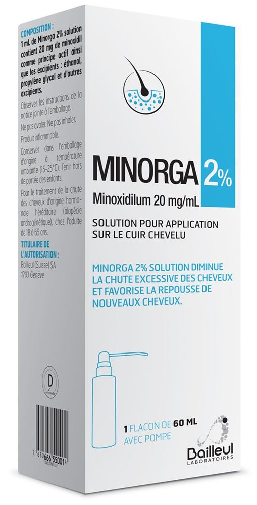 MINORGA sol 2 % fl 60 ml