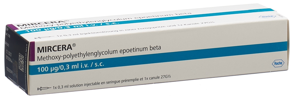 MIRCERA Inj Lös 100 mcg/0.3 ml Fertspr 1 Stk, Bild 2 von 2