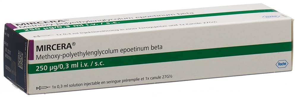 MIRCERA Inj Lös 250 mcg/0.3 ml Fertspr 1 Stk, Bild 2 von 2