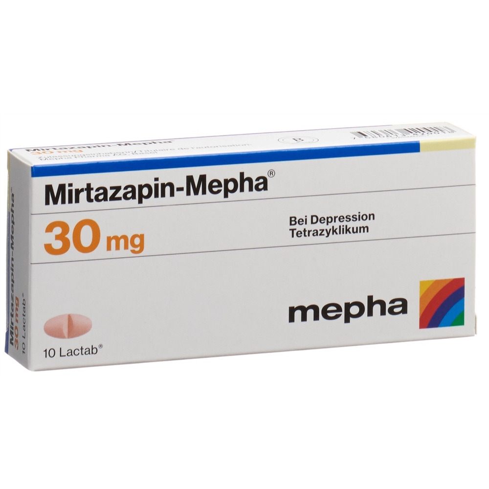 MIRTAZAPINE Mepha 30 mg, image principale