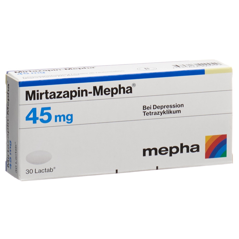 MIRTAZAPINE Mepha 45 mg, image principale