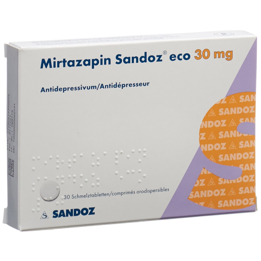 MIRTAZAPINE eco 30 mg, Hauptbild