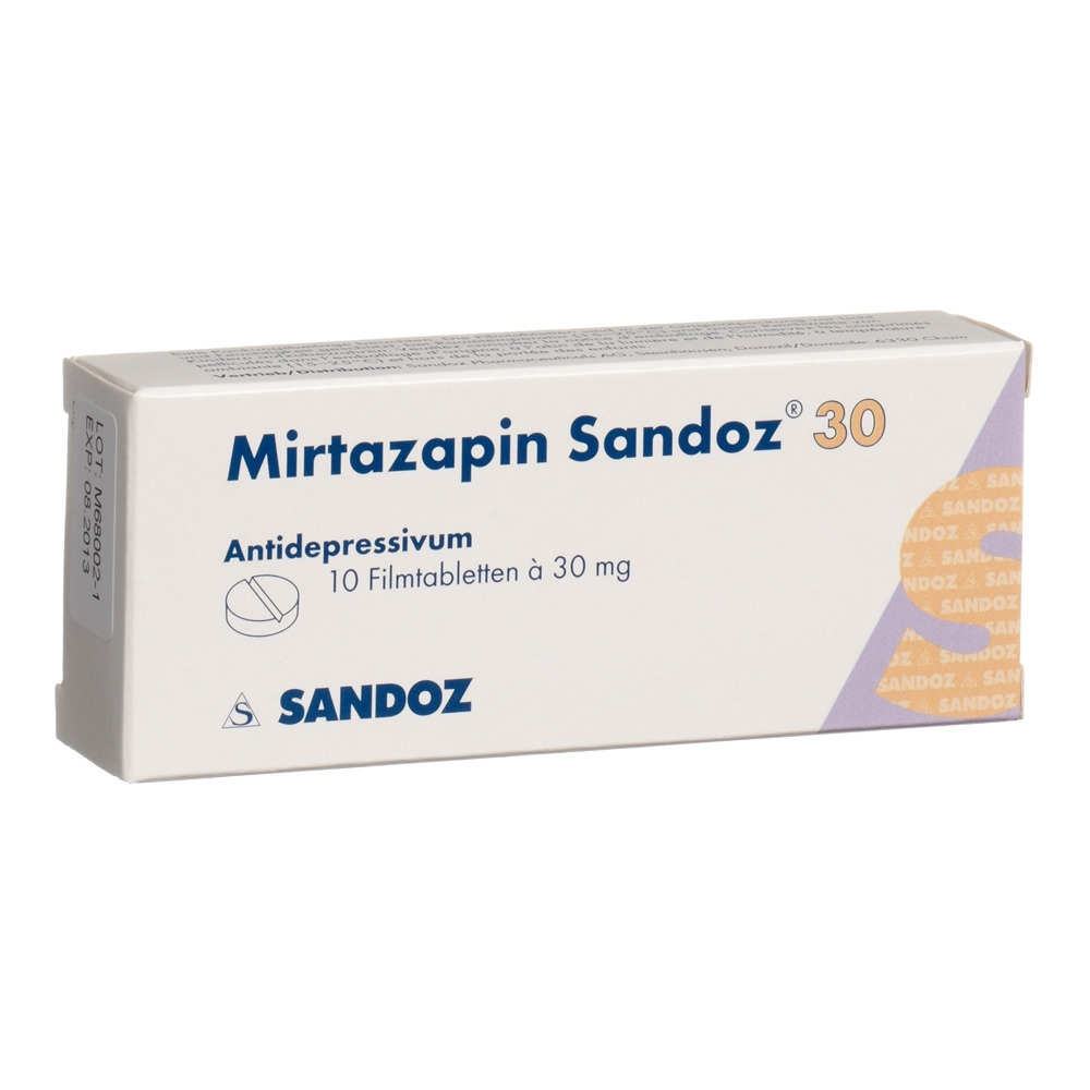 MIRTAZAPINE Sandoz 30 mg, Hauptbild