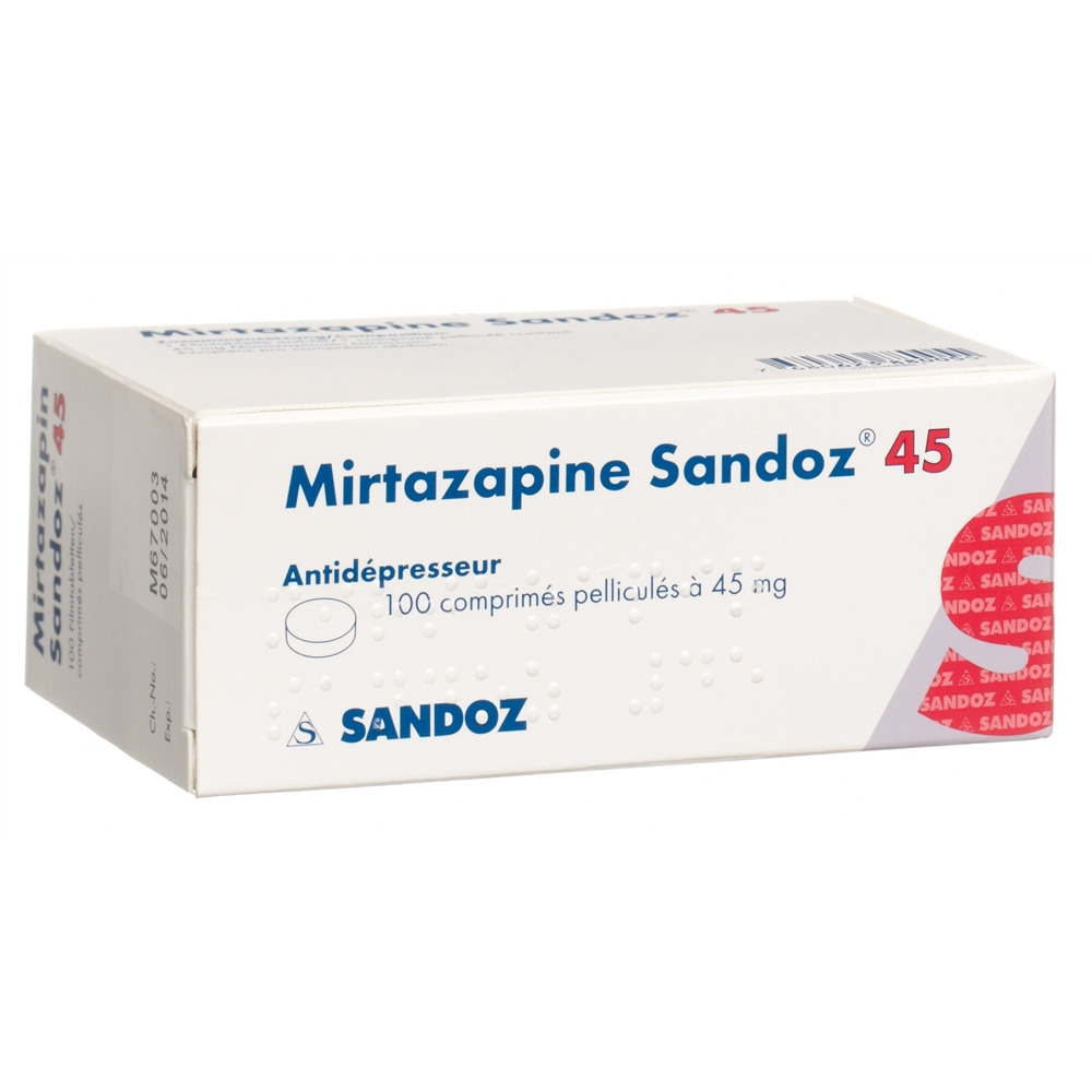 MIRTAZAPINE Sandoz 45 mg, Bild 2 von 2