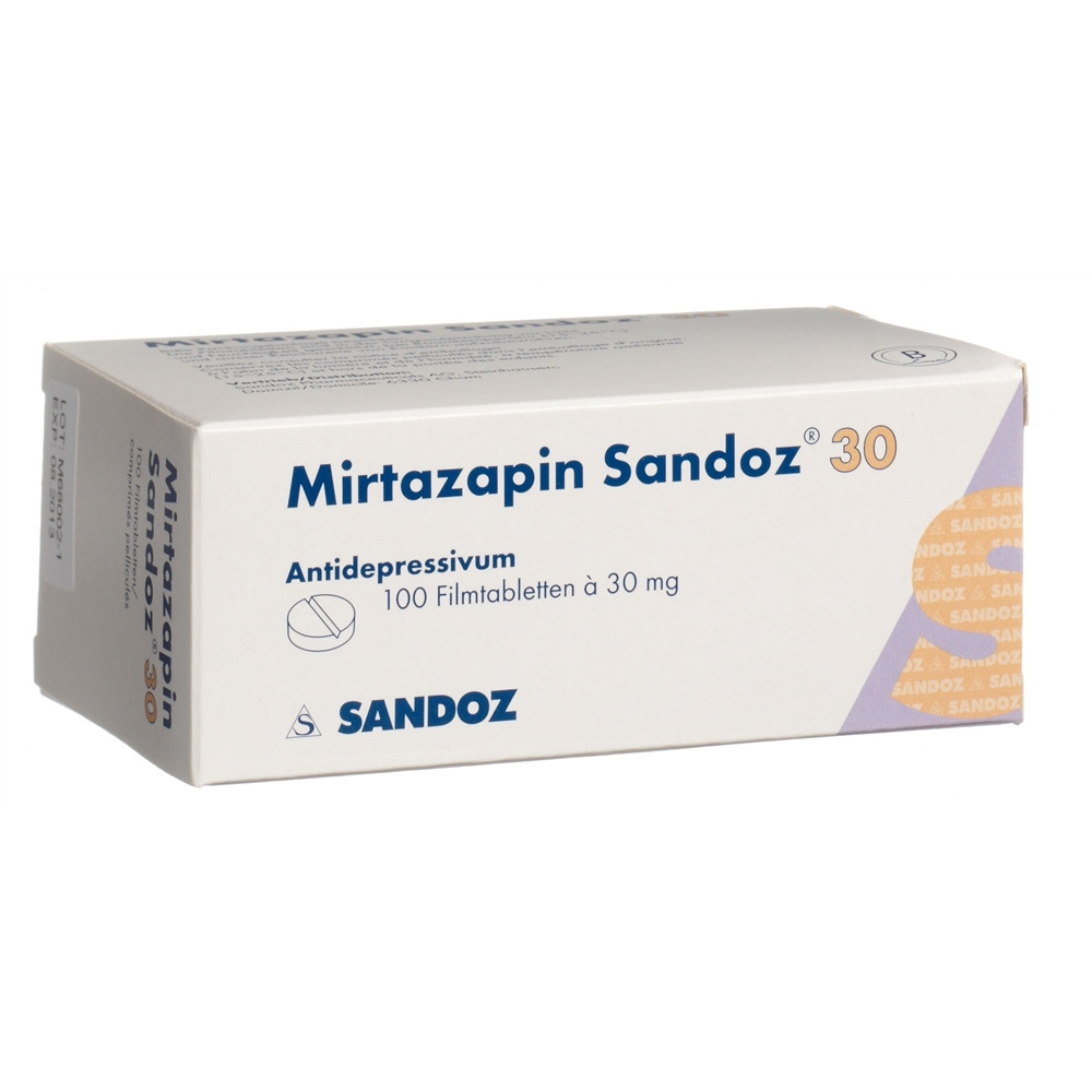 MIRTAZAPINE Sandoz 30 mg, image principale