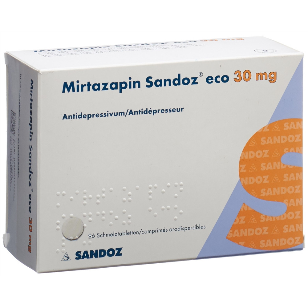 MIRTAZAPINE eco 30 mg, image principale
