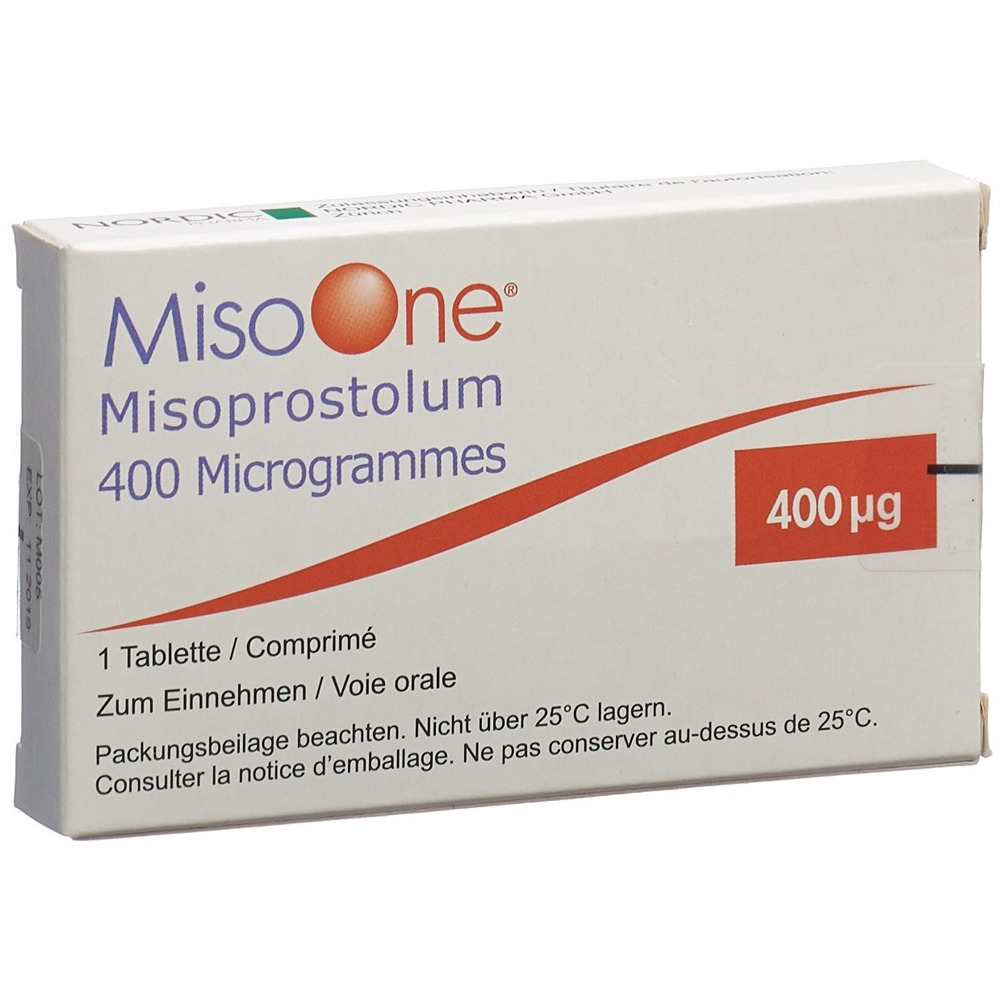 MisoOne cpr 400 mcg blist 1 pce, image principale