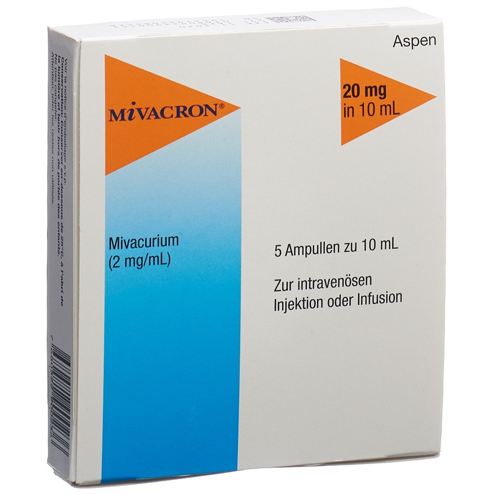 MIVACRON Inj Lös 20 mg/10ml Amp 10 ml, Hauptbild