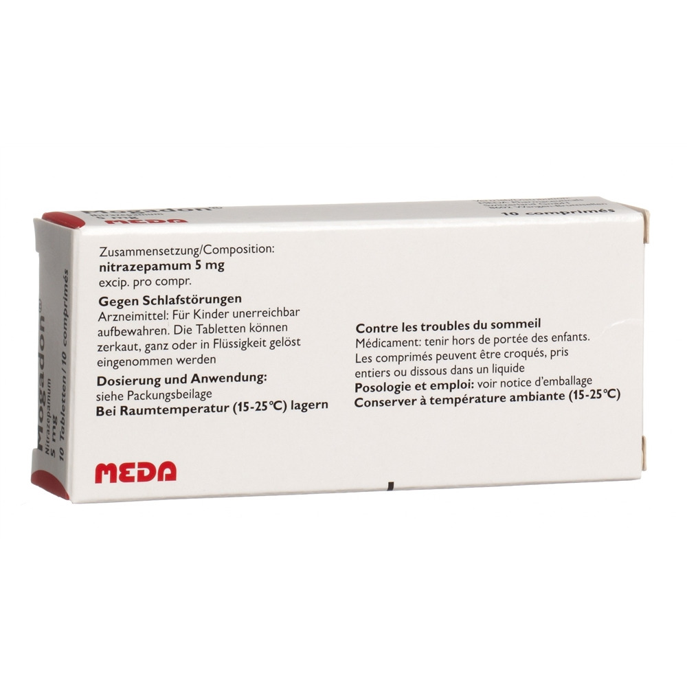 MOGADON cpr 5 mg blist 10 pce, image 2 sur 2