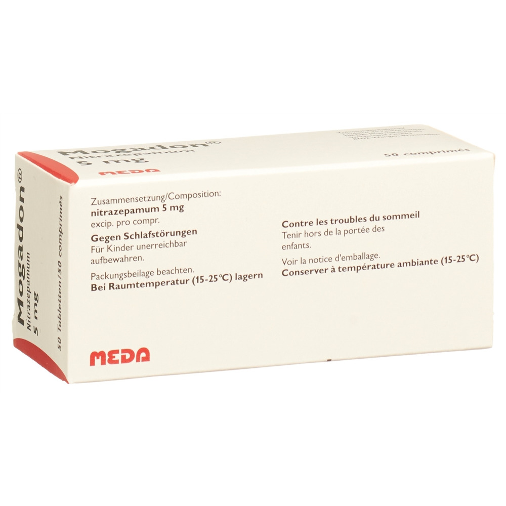 MOGADON cpr 5 mg blist 50 pce, image 2 sur 2