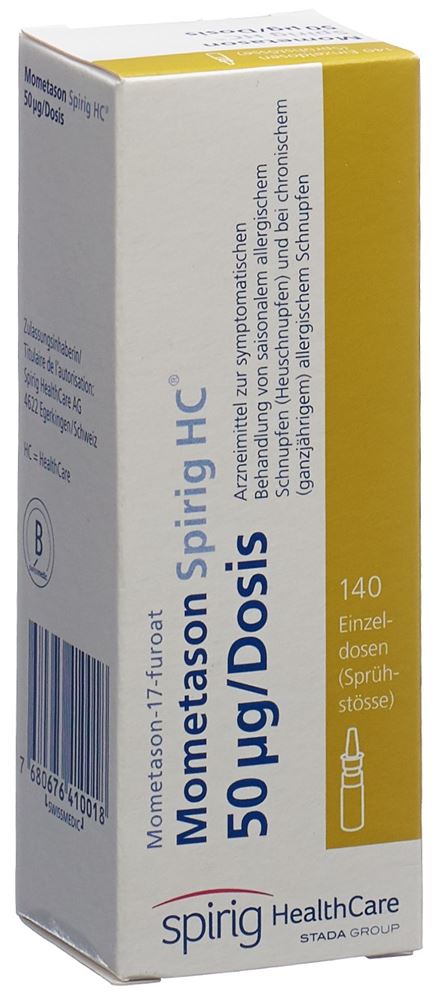 MOMETASONE Spirig HC 0.05 mg/Dosis, Hauptbild