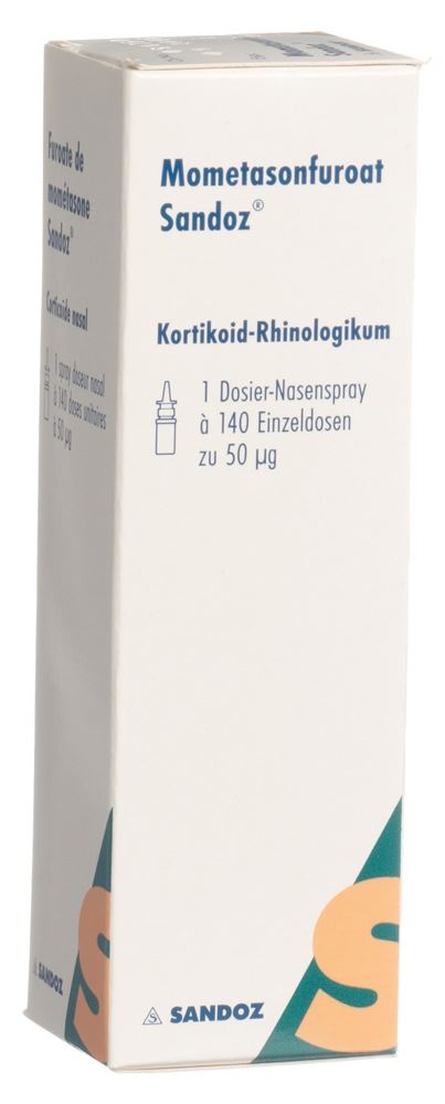 MOMETASONFUROAT Sandoz 50 mcg
