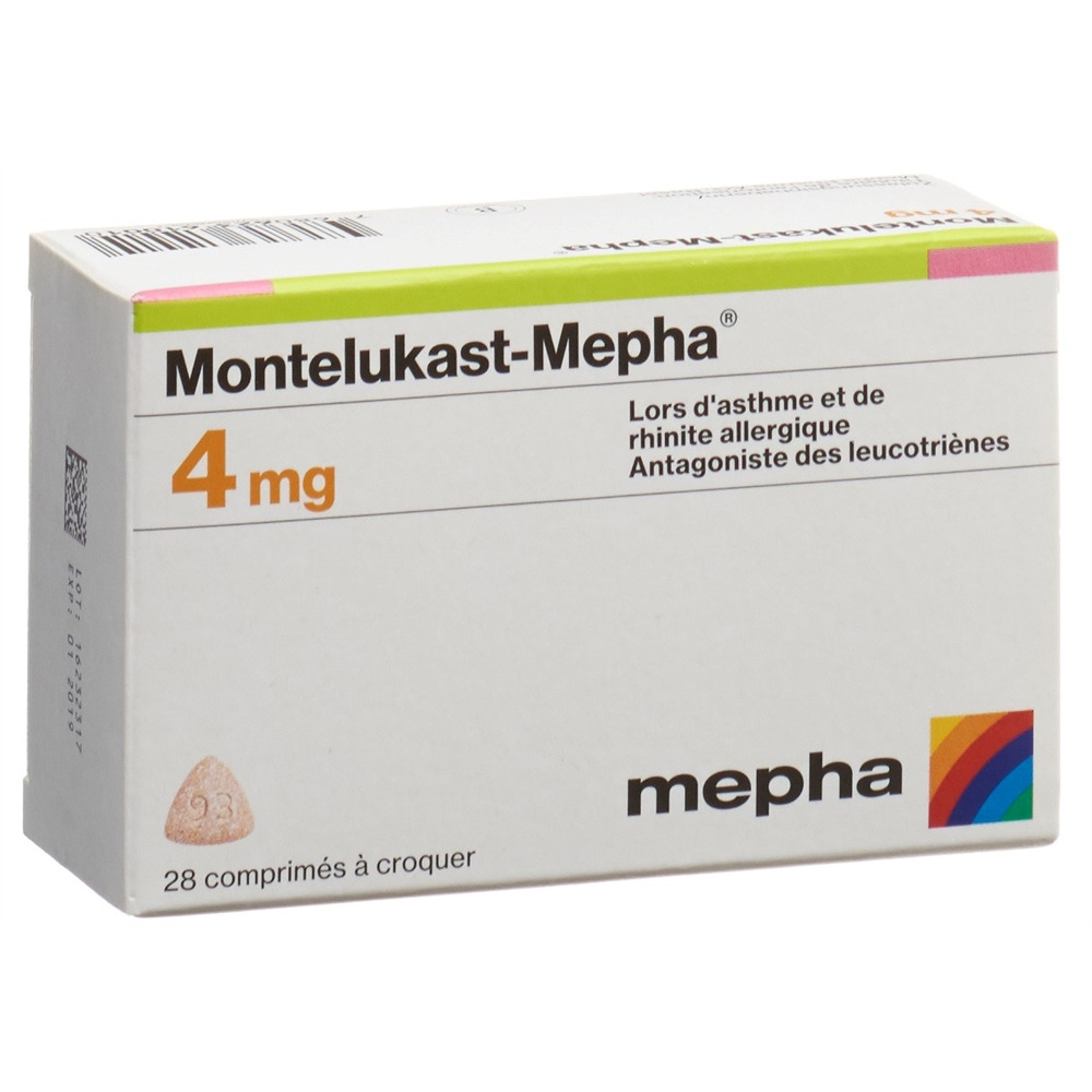 MONTELUKAST Mepha 4 mg, image 2 sur 2