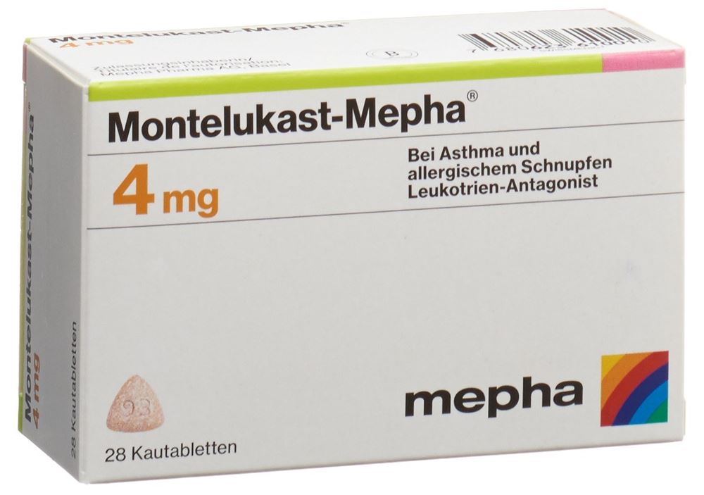MONTELUKAST Mepha 4 mg, image principale