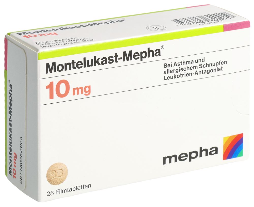 MONTELUKAST Mepha 10 mg, image principale