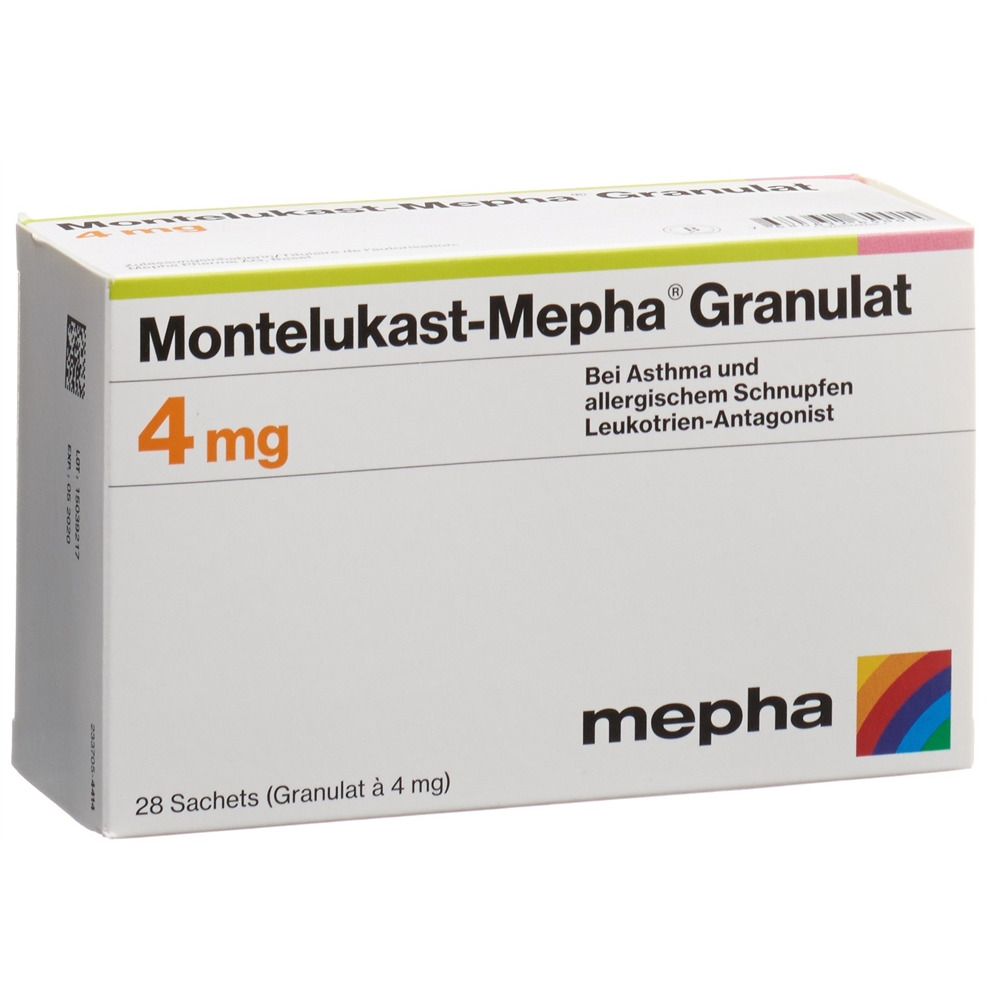 MONTELUKAST Mepha 4 mg, Hauptbild