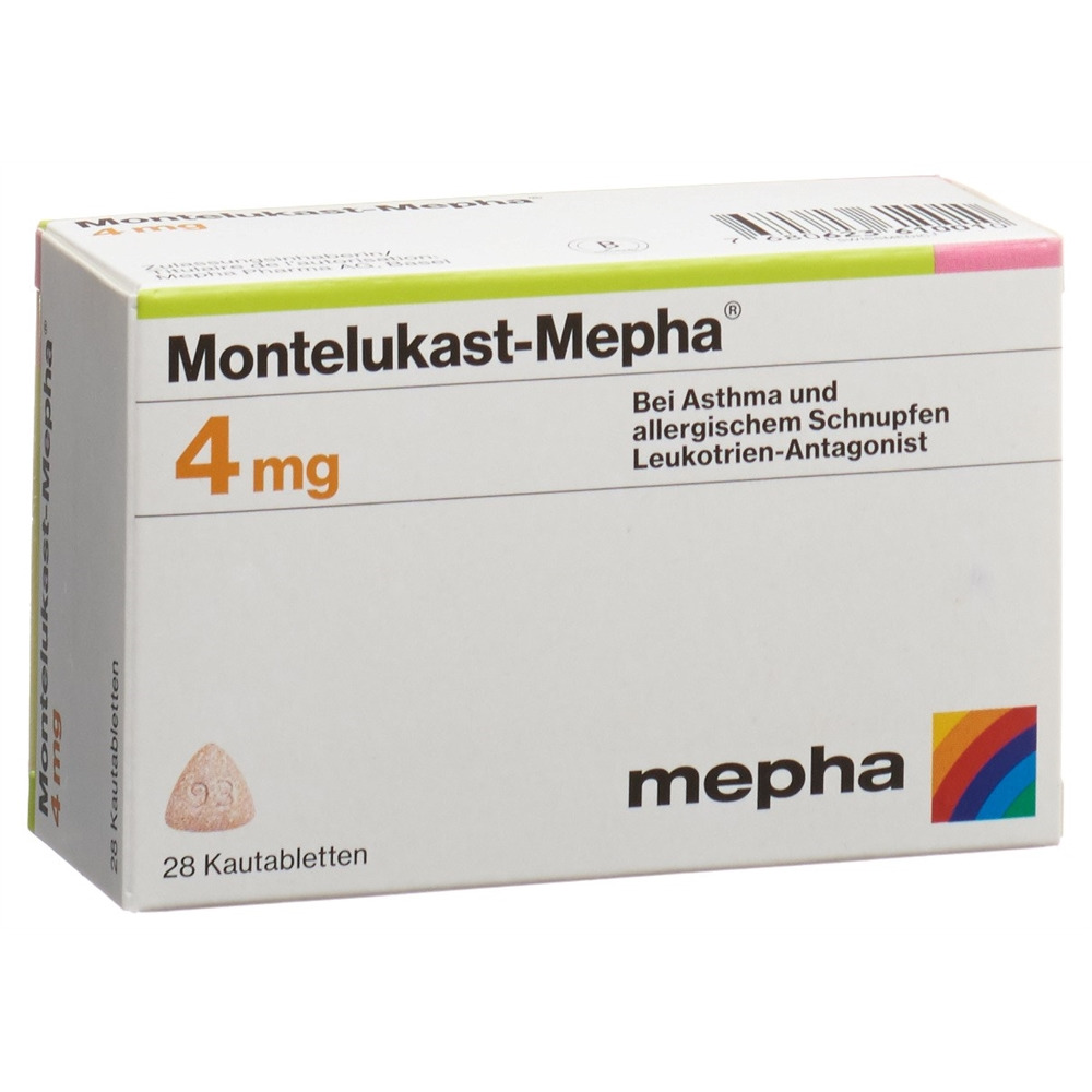 MONTELUKAST Mepha 4 mg, Hauptbild