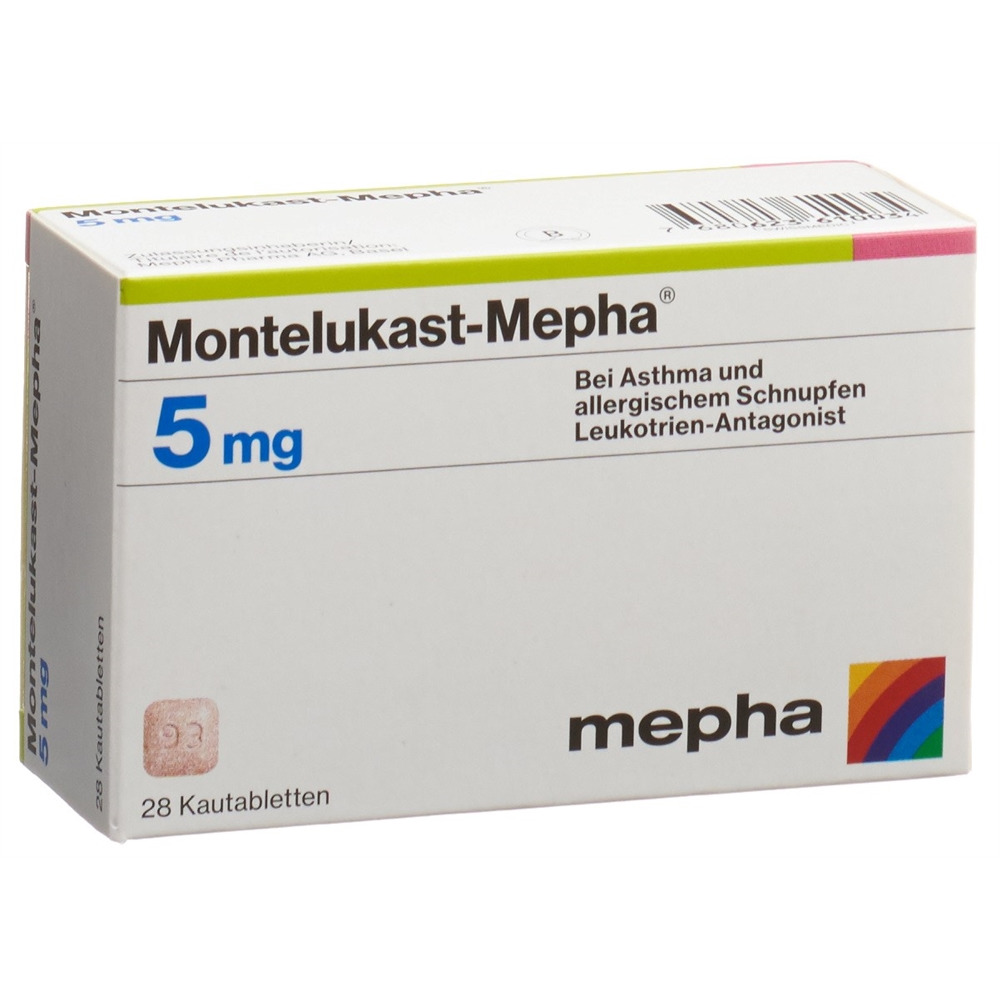 MONTELUKAST Mepha 5 mg, Hauptbild