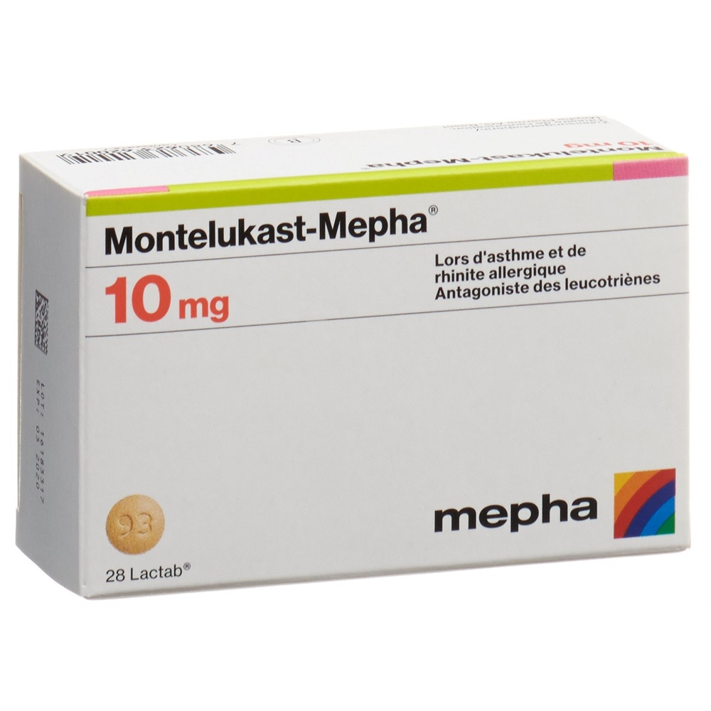 Montelukast Mepha Mepha 10 mg, image 2 sur 2