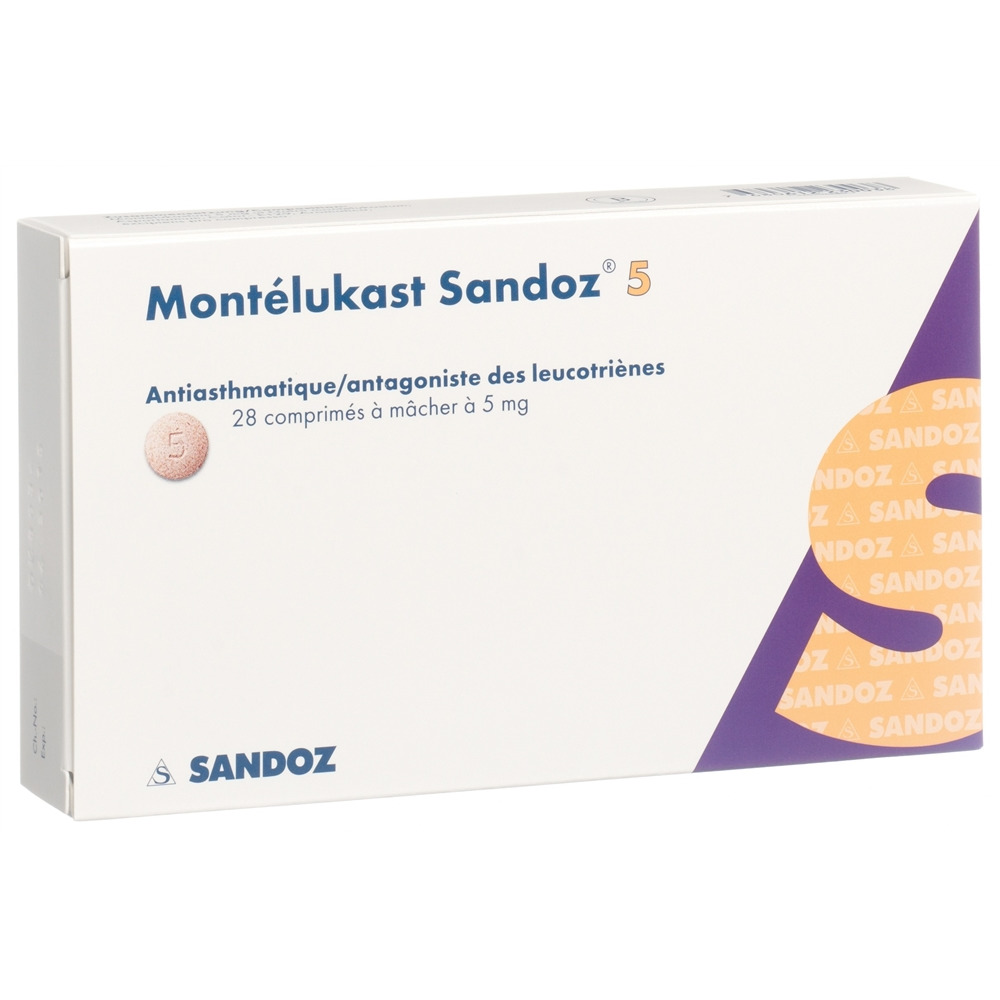 MONTELUKAST Sandoz 5 mg, image 2 sur 2